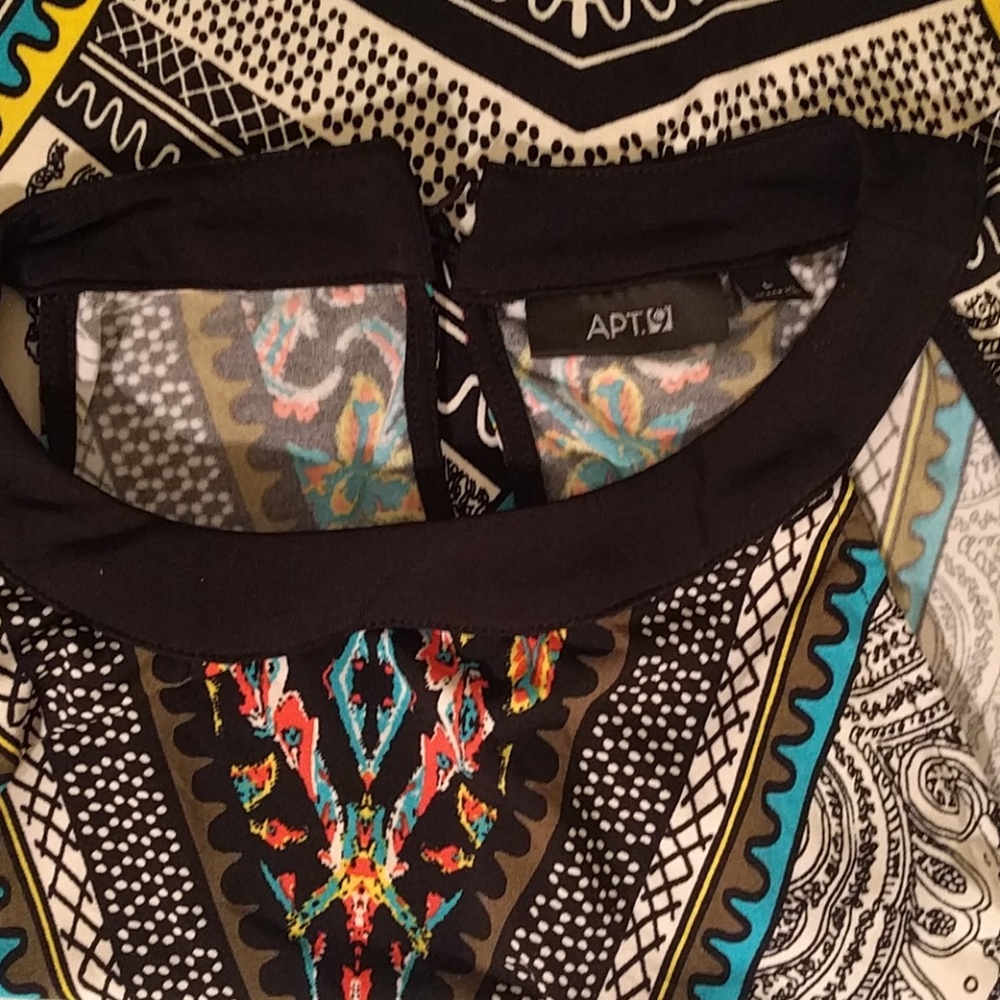 Patterned Halter Mini-Dress - Picture 3 of 3